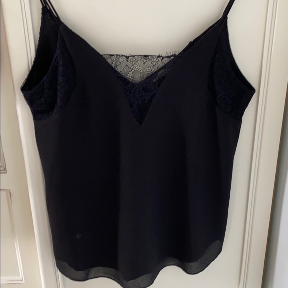 Zara Black Lace Women's Top Blouse - Picture 3 of 6